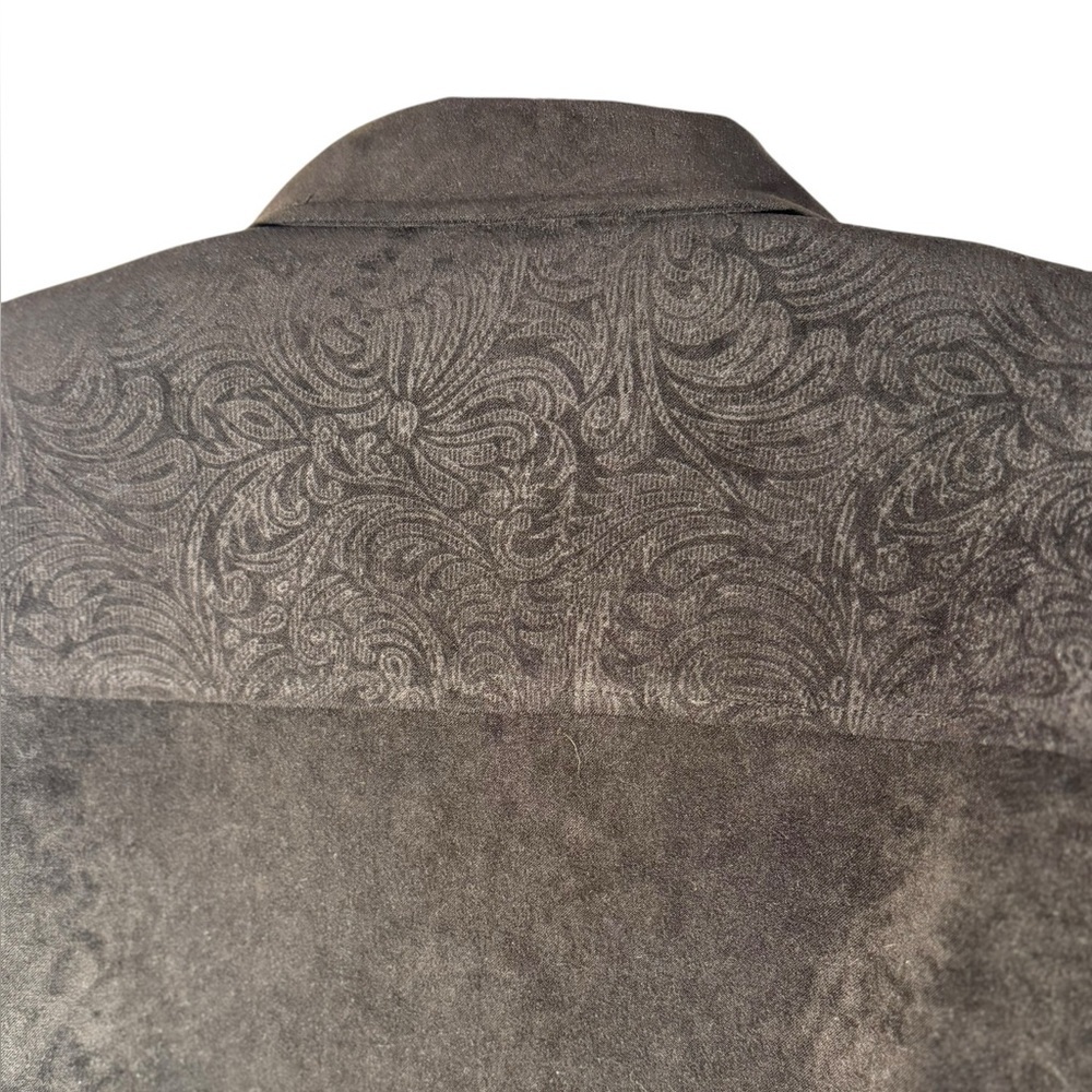 Notations Patchwork Brown Blazer Womens Jacket Si… - image 8